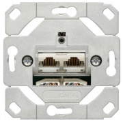 Розетка компьютерная  6 кат., двойная Gira механизм