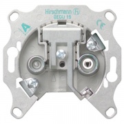 Розетка телевизионная TV+FM проходная Gira механизм