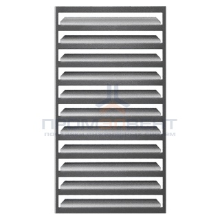Ламелевая решетка Gira Антрацит для энергетических стоек с подсветкой