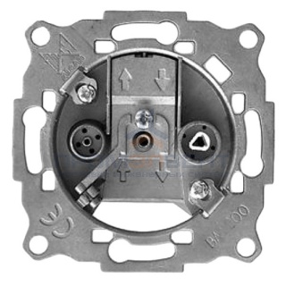 Мех-м проходной антенной розетки TV+FM IKUSI, Alcad  7 dB (BM-200)