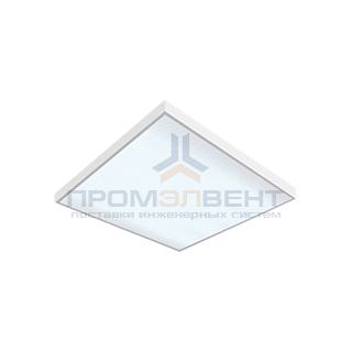 Светодиодный светильник "ВАРТОН" офисный встраиваемый/накладной 595*595*50мм 36 ВТ 6500К