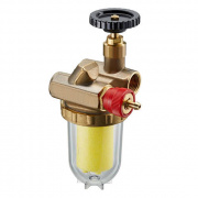 Фильтр топливный Oventrop Oilpur E A R - 1/2" (ВР/ВР, с пластиковым патроном Siku 50-75 μm)