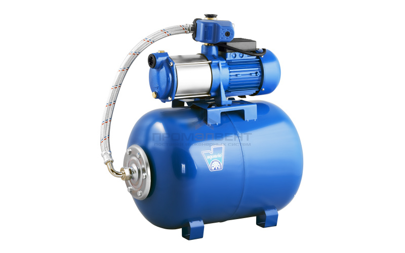 Насосная станция Aquario AUTO AMH-60-4P - 0,7 кВт (18 л, однофазный, Hmax 31 м, Qmax 60 л/мин)