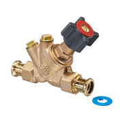 Вентиль запорный Oventrop Hydrocontrol APR - Ду50 D54мм (Пресс/Пресс, PN16, отверстия для измерений)