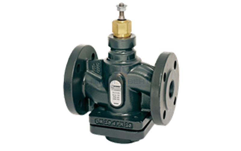 Клапан регулирующий двухходовой ESBE VLC325 - DN25 (F/F, PN 25, Kvs 10, Tmax. 180°C, чугун, с высокотемпературным сальником, со штекером компенсации давления)