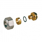 Соединение резьбозажимное Giacomini R179E - 20x2.0 x 3/4"EK (евроконус, для пластиковых труб)