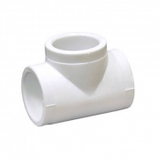 Тройник Fusitek - 63 (для полипропиленовых труб под пайку, цвет белый)