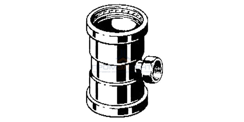 Тройник Viega d88,9х2