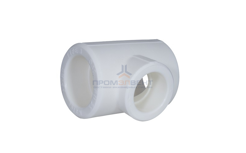 Тройник переходной KALDE - 32 x 25 x 20 (для полипропиленовых труб под пайку, цвет белый)