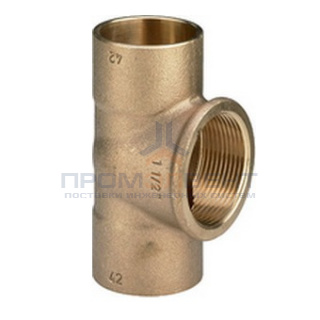 Тройник с переходом на внутреннюю резьбу Viega R4 94130G - 28 x 1"