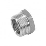 Футорка STOUT - 1"1/2 x 3/4" (никелированная)