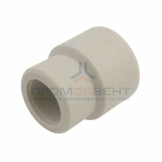 Муфта FV-Plast - 90 x 63 (под пайку внутренняя/наружная для полипропиленовых труб, цвет серый)