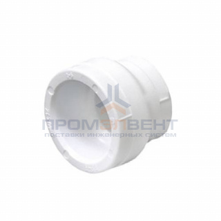 Муфта редукционная Fusitek - 50 x 20 (для полипропиленовых труб под пайку, цвет белый)