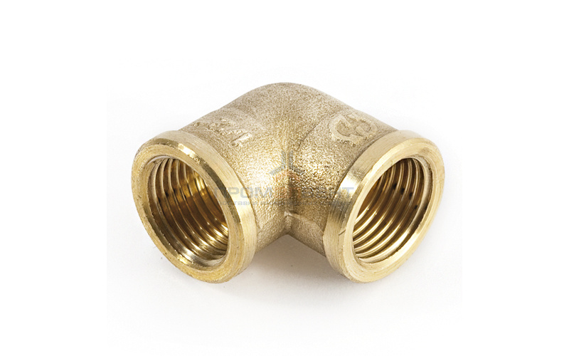 Отвод 90° латунный резьбовой переходной STOUT (ВР/ВР) - 1