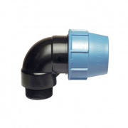 Переход на наружную резьбу угловой UNIDELTA 1008 - 63 x 2"1/2 (для труб ПНД, резьба пластиковая)