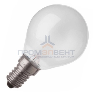 Лампа для духовых шкафов Osram OVEN 40W FR 300°С d45 E14 шарик матовый