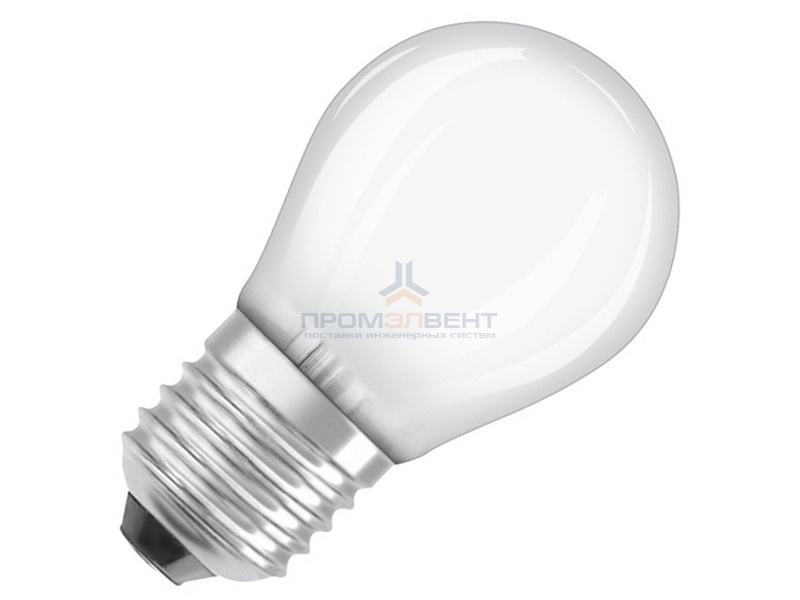 Лампа светодиодная Osram LED P CLAS P DIM 5W (40W) 827 FR 230V E27 470lm L43x89mm
