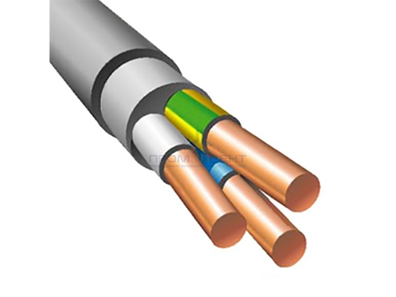 Кабель силовой NYMнг(A)-LS 3х6 0,66кВ ГОСТ IEC 60227-4-2011 (Севкабель)