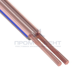 Кабель акустический 2х0,5 PROconnect BLUELINE прозрачный