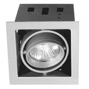 Светильник MR16*1 GU5.3/GU10 карданик серый встр.