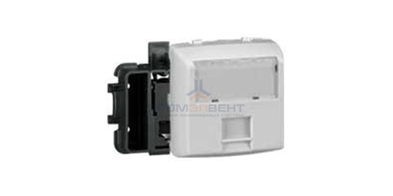 Розетка компьютерная Legrand Oteo RJ45 5-cat. белая