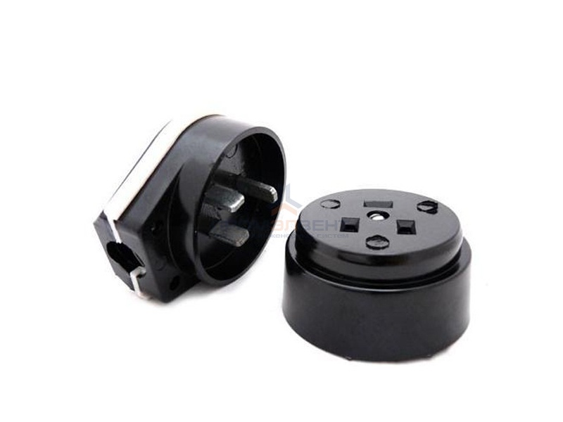 Розетка с вилкой для электроплиты РШ/ВШ-32 32А 220В накладная карболитовая