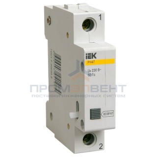 Расцепитель независимый РН47 на DIN-рейку ИЭК