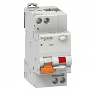 Дифференциальный автомат Schneider Electric АД63 1п+н 25A 300MA 4,5кА C