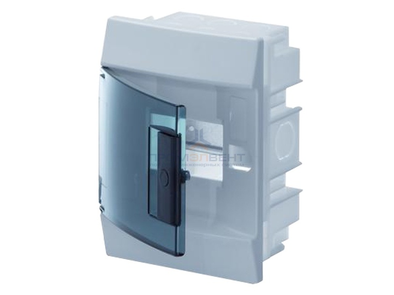 Бокс в нишу ABB Mistral41 4М зеленая дверь без клеммного блока