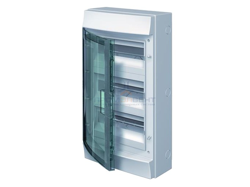 Влагозащищенный настенный бокс ABB Mistral65 36М (3х12) прозрачная дверь без клеммного блока