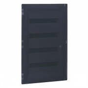 Распределительный щиток Legrand Practibox3 в нишу на 72 модуля с клеммниками N+PE, прозрачная дверь