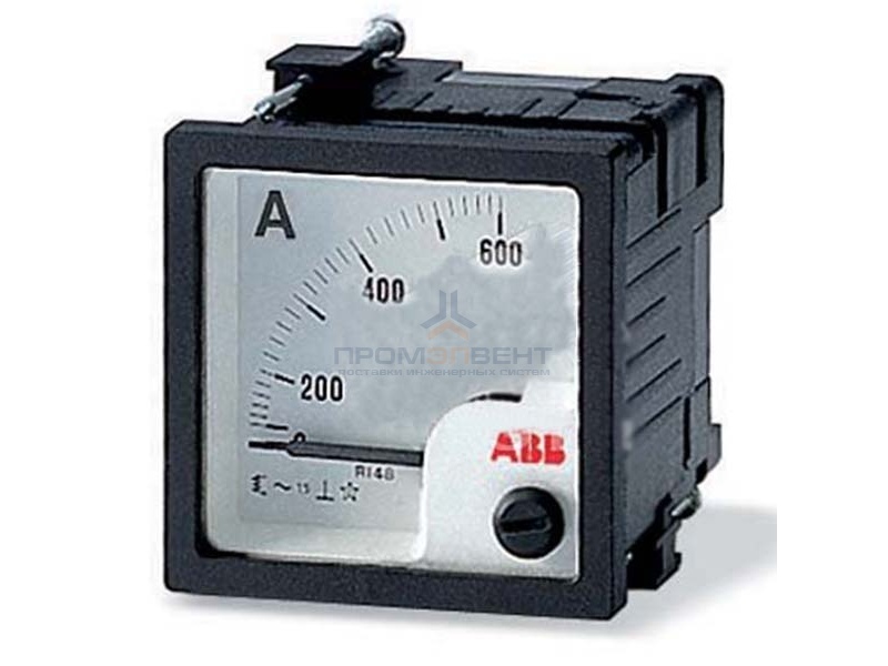 Амперметр ABB AMT1-A1-20/48 переменного тока 20А 48х48мм, прямого измерения